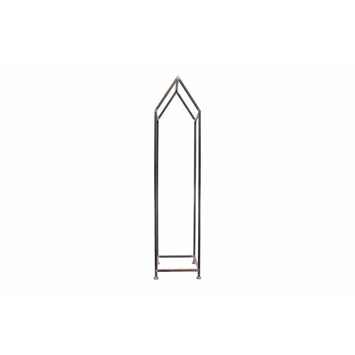 3R Studios House Shaped Metal Log Holder