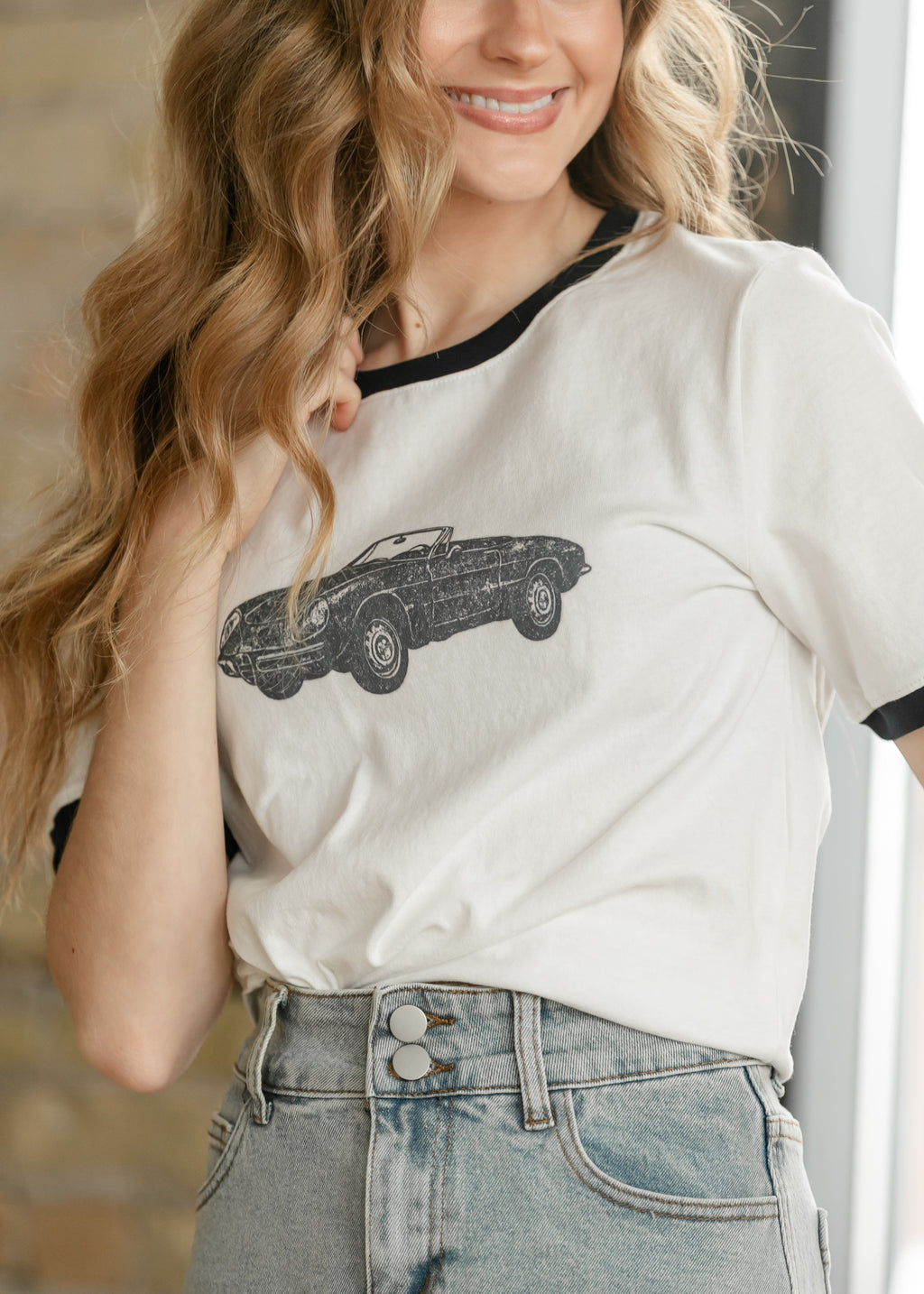 Things Between® Vintage Car Graphic T-Shirt - FINAL SALE